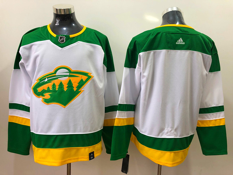Men's Minnesota Wild White Blank Jersey
